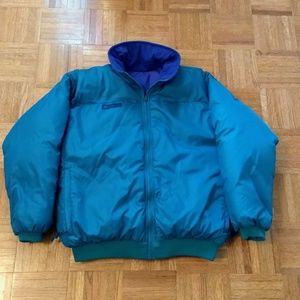 Columbia Reversible Down Coat Puffer Jacket Womens